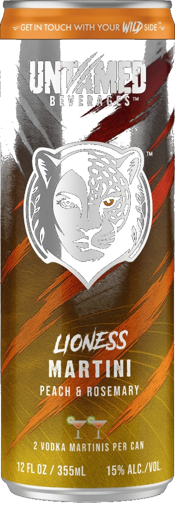 Lioness Peach & Rosemary Martini